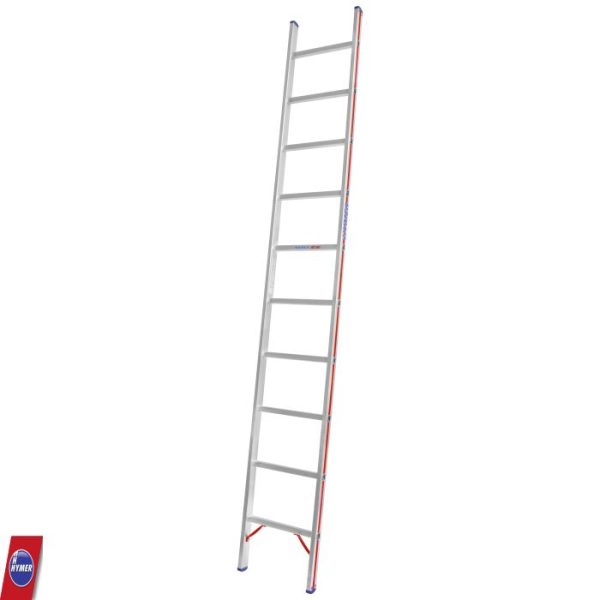 Hymer enkele ladder 6011 met 10 treden, licht en robuust