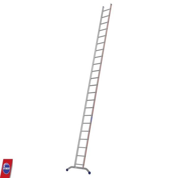 Extra lange Hymer enkele ladder met 22 treden voor professioneel gebruik