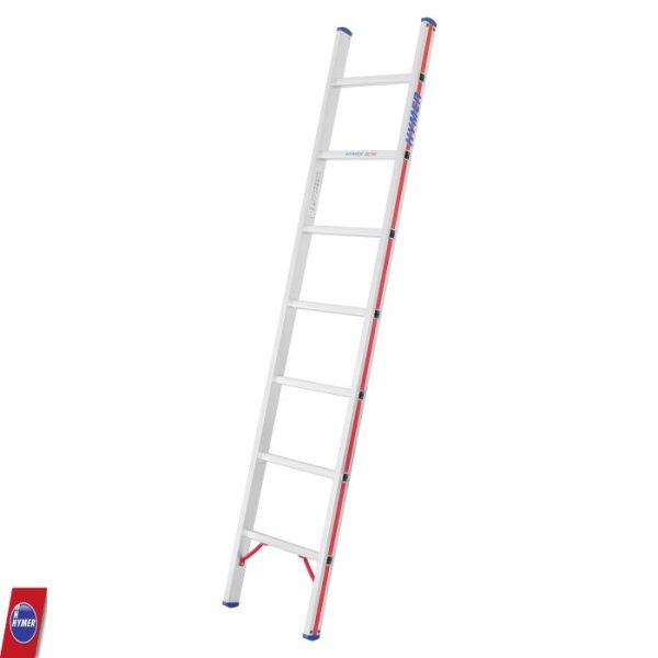 Professionele Hymer enkele ladder 6011 met 7 treden, geschikt voor dagelijks gebruik