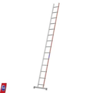Hymer 4011 ladder met 14 treden – brede stabilisatiebalk
