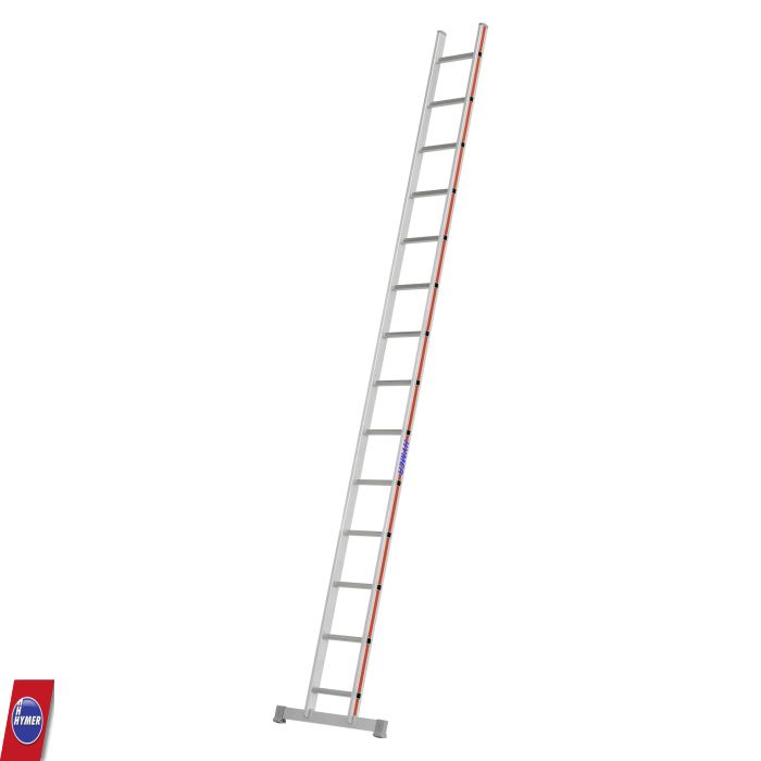 Hymer 4011 ladder met 14 treden – brede stabilisatiebalk