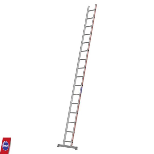 Hymer aluminium ladder 4011 met 16 treden en traverse