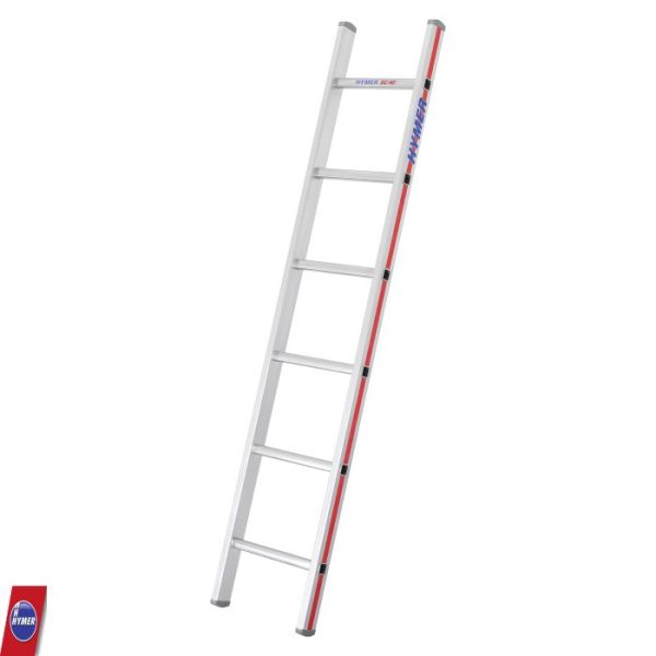 Hymer 4011 enkele ladder met 6 treden – aluminium uitvoering