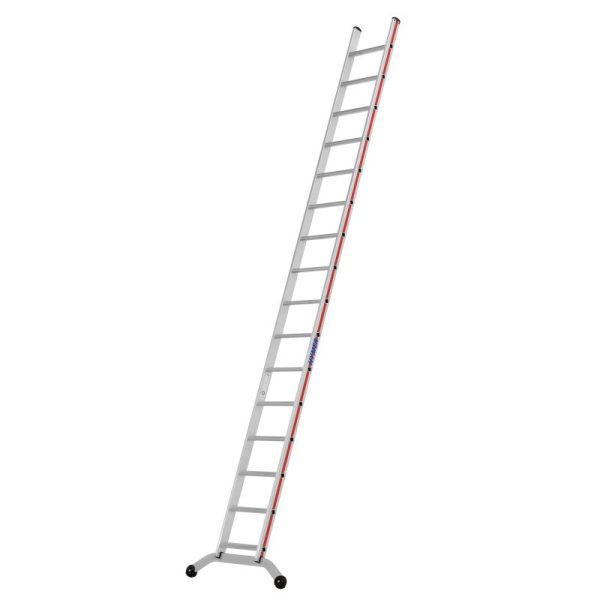 Hymer enkele ladder 851216 met 16 treden en brede basis