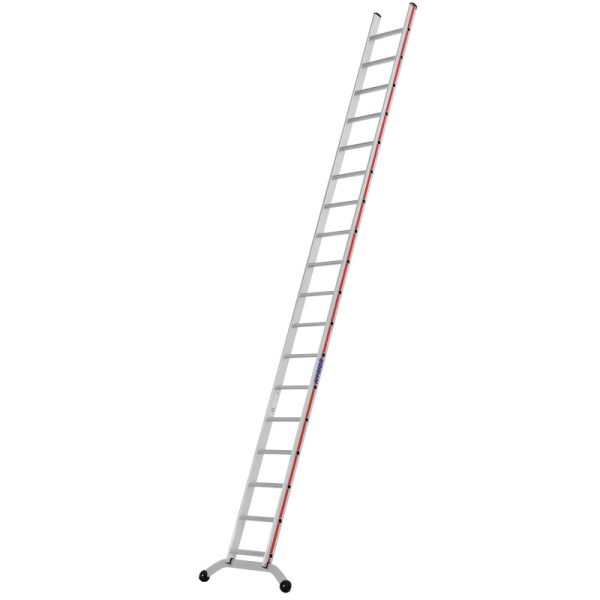 Hymer aluminium ladder met 18 treden, type 851218