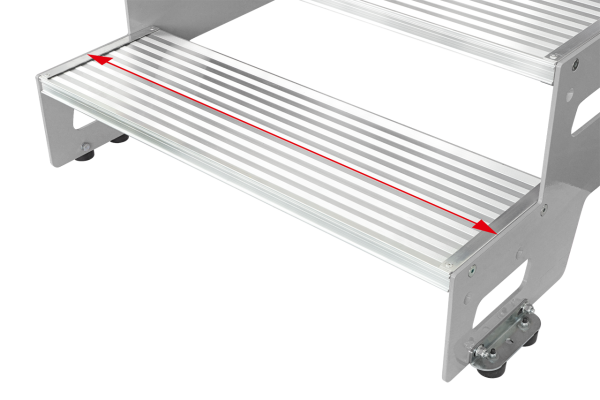 Vergelijking van tredenbreedtes – Hymer 2271 (600 mm gemarkeerd)