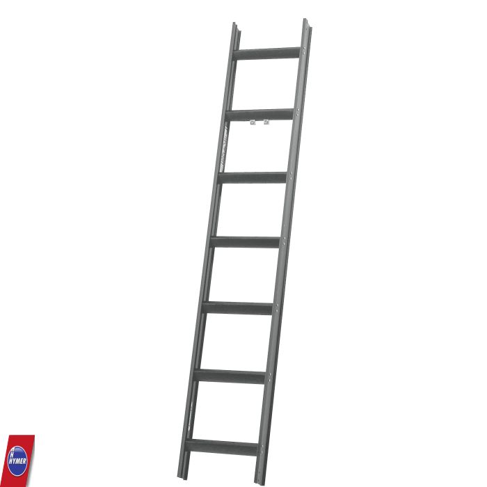 Hymer 4092 dakladder 7 sporten RAL 7016 antraciet gecoat aluminium