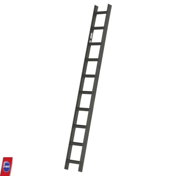 Hymer 4092 dakladder 10 sporten aluminium antraciet coating professional