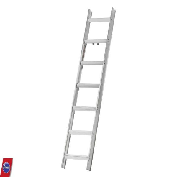 Hymer 4095 dakladder 7 sporten aluminium blank onbehandeld kosteneffectief