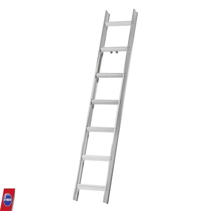 Hymer 4095 dakladder 7 sporten aluminium blank onbehandeld kosteneffectief