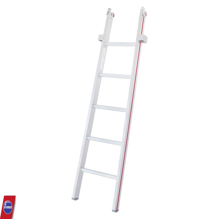 Hymer 5018 glazenwasserladder middendeel 5 sporten aluminium professioneel glasreiniging