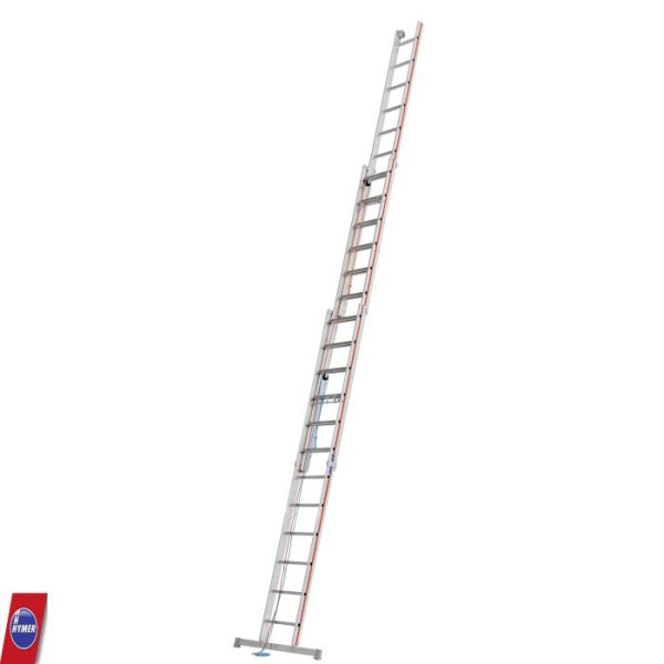 Hymer 4061 driedelige ladder 3x12 met werkhoogte tot 8,57 meter