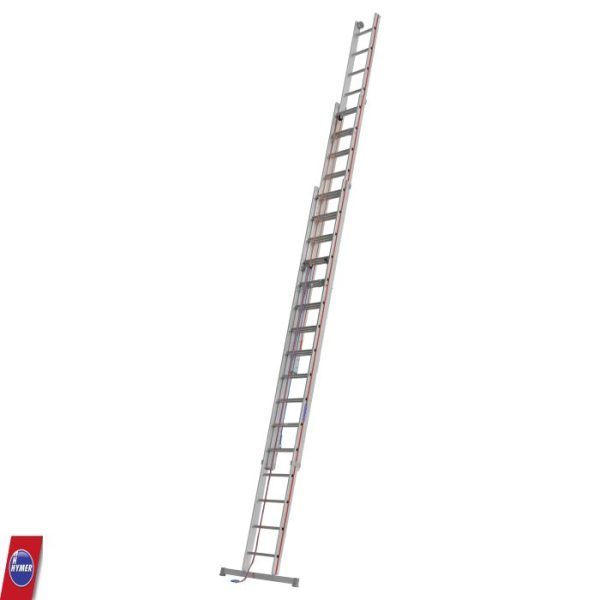 Hymer 3x16 touwoptrekladder – uitschuifbare ladder tot 11,14 meter lengte