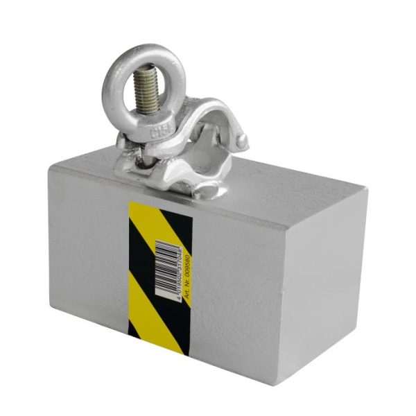 Ballastblok met klem en oogbout – 10 kg / 15 kg - Afbeelding 2