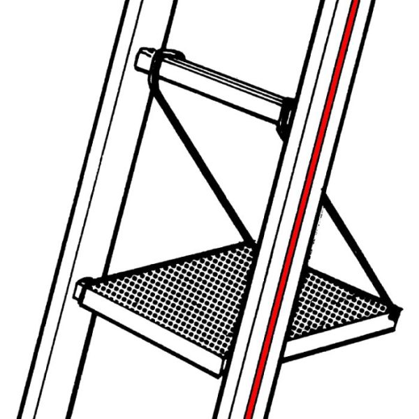 Hymer 005411 Voetplankje voor Ladders