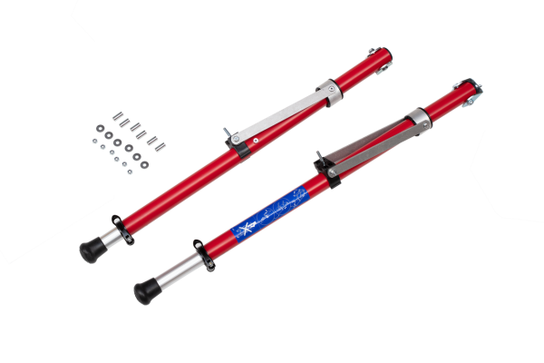 Hymer 0055181 Aanvulset uitzetpoten telescopisch voor enkele ladders, schuifladders en touwoptrekladders
