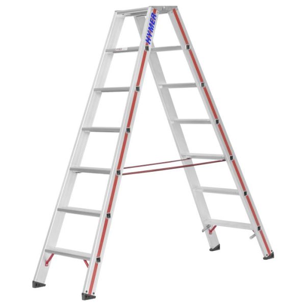 8024 ladder 2x7 treden – dubbelzijdig beklimbaar