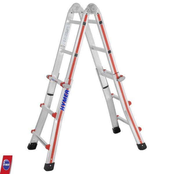 Hymer 8042 TELESTEP Telescoopladder – 4x3 sporten