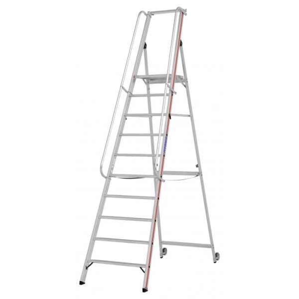 Hymer 8081 Platformtrap met kantelwielen en lange handrail - Afbeelding 6