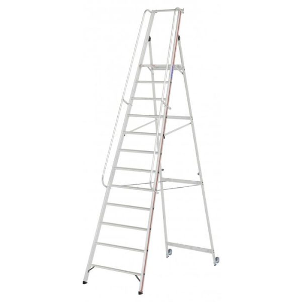 Hymer 8081 Platformtrap met kantelwielen en lange handrail - Afbeelding 8