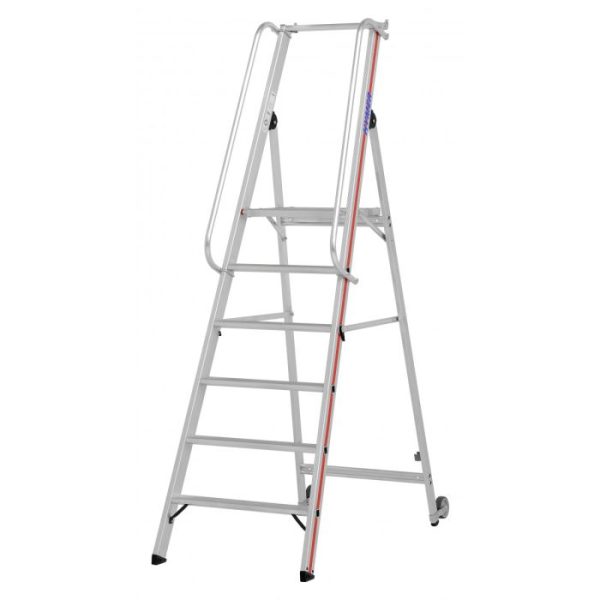 Hymer 8081 Platformtrap met kantelwielen en lange handrail - Afbeelding 3