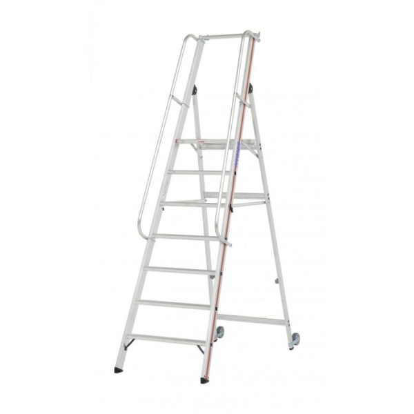 Hymer 8081 Platformtrap met kantelwielen en lange handrail - Afbeelding 5