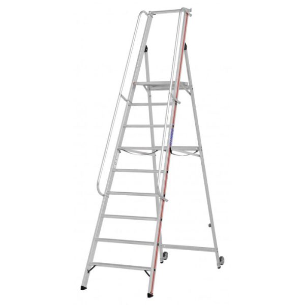 Hymer 8081 Platformtrap met kantelwielen en lange handrail - Afbeelding 7