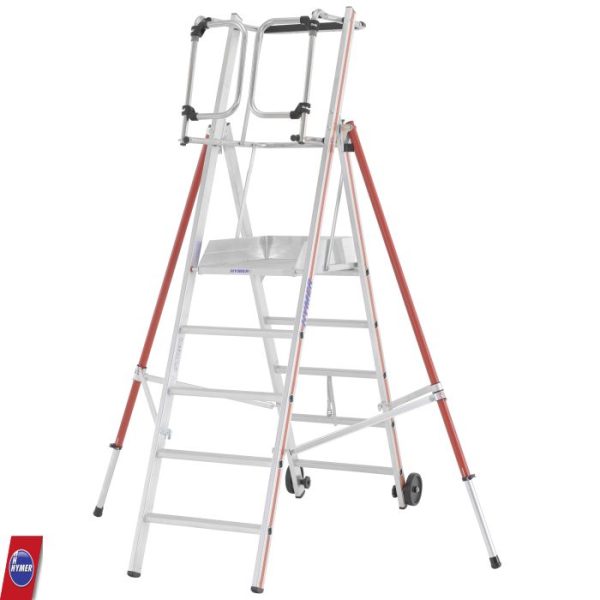 Hymer 8483 ProTect Platformladder – 3 t/m 8 treden - Afbeelding 5