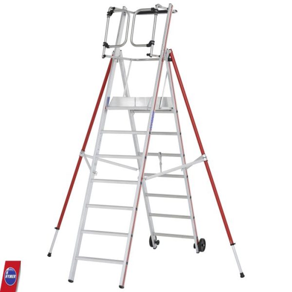 Hymer 8483 ProTect Platformladder – 3 t/m 8 treden - Afbeelding 6