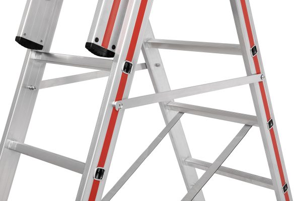 Hymer 0055508-0055509 Vervangingsset drukvaste schoren voor reformladder met treden - Afbeelding 2