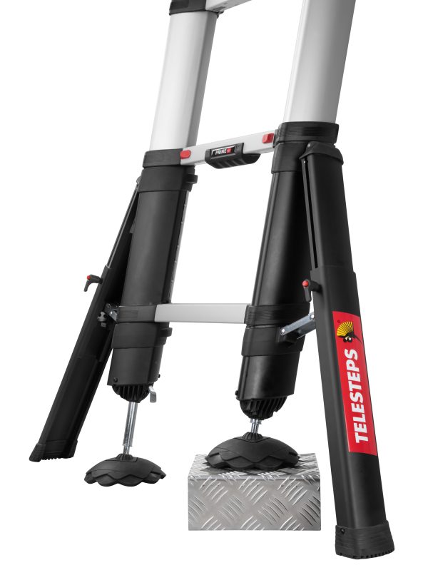 Hymer 5529 In hoogte verstelbare veiligheidsvoeten voor telescopische enkele ladder - Afbeelding 2