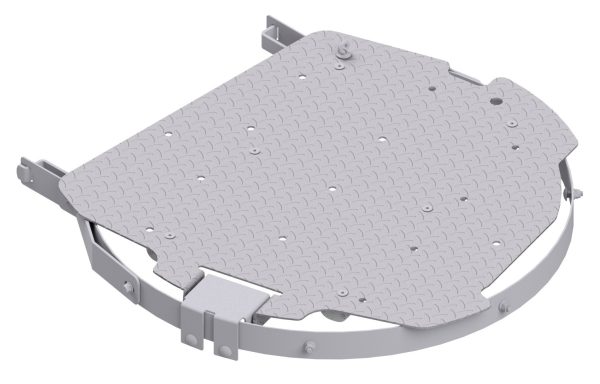 Hymer 20010122 Tussenplatform klapbaar – aluminium/staal