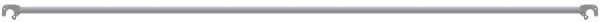 Diagonaal/Horizontaal Verstevigingsbuis 2,45 m & 2,90 m – Aluminium Steigeraccessoire - Afbeelding 2