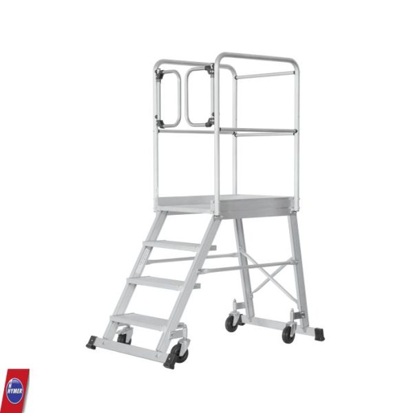 Hymer 6888 Magazijntrap verrijdbaar – Eenzijdig beklimbaar (3–8 treden) - Afbeelding 4