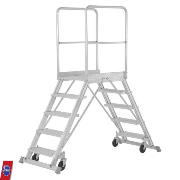 Hymer 6889 Magazijntrap verrijdbaar – tweezijdig beklimbaar - Afbeelding 3