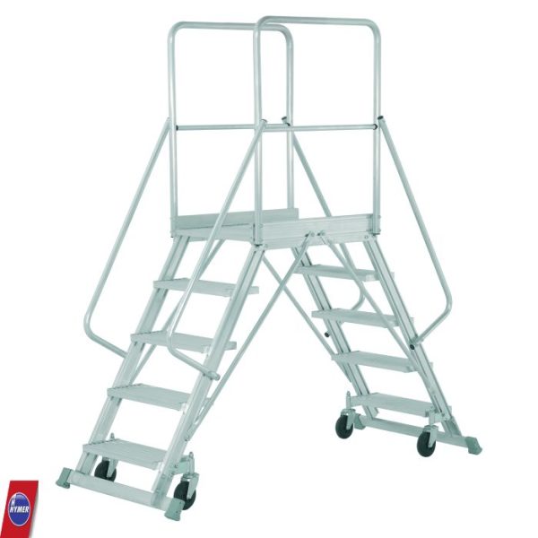 Hymer 6889 Magazijntrap verrijdbaar – tweezijdig beklimbaar - Afbeelding 2