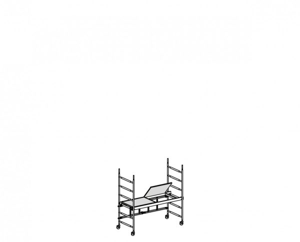 ALU-PRO 7089424 – Platform met luik (1,58 m) - Afbeelding 2