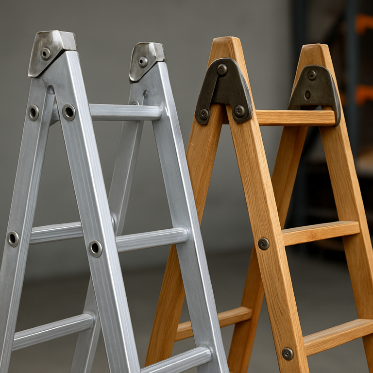 Vergelijking tussen houten en aluminium ladders op basis van gebruikssituatie